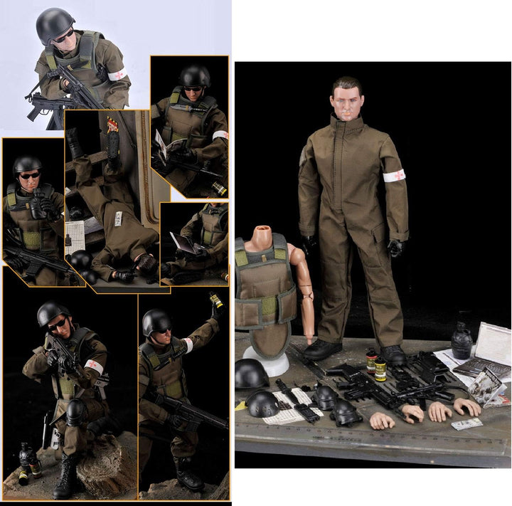Compra 7 figuras de acción de 12 pulgadas, modelo de soldado flexib...