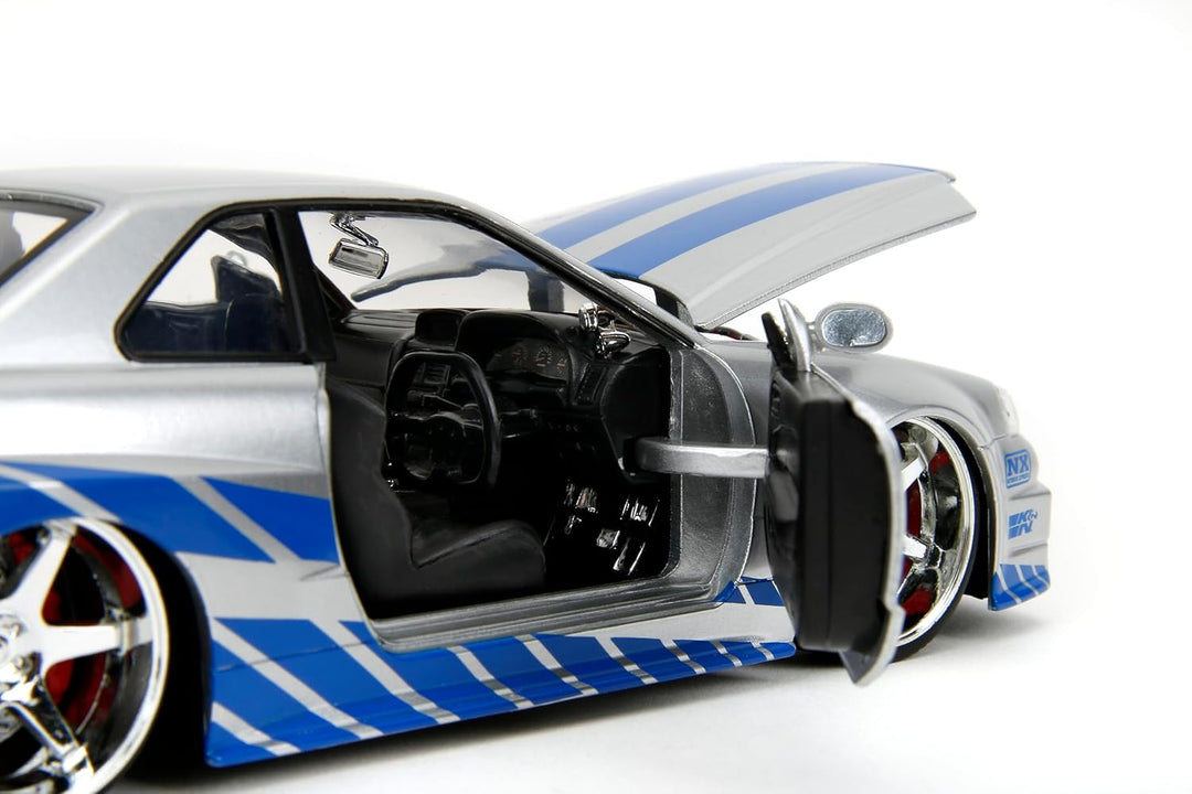 Jada Toys Fast &amp; Furious Brian\u2019s 2002 Nissan Skyline R34 -...