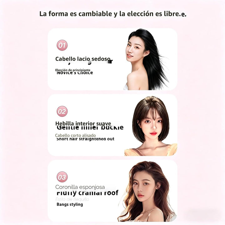 Go Brush Pro para cabello corto, alisado inalámbrico actualizado 20...