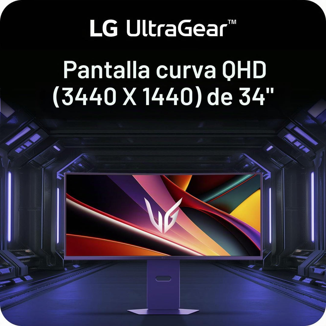 LG 34G600A-B - Monitor ultragear de 34 pulgadas WQHD (3440 x 1440)...