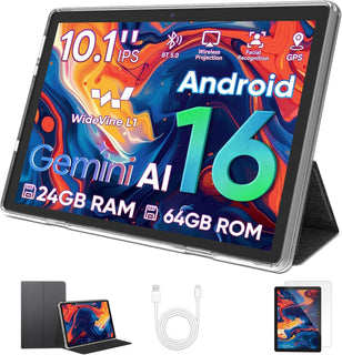 Tablet mejorada 2026 de 10 pulgadas, tableta Android 16, procesador...