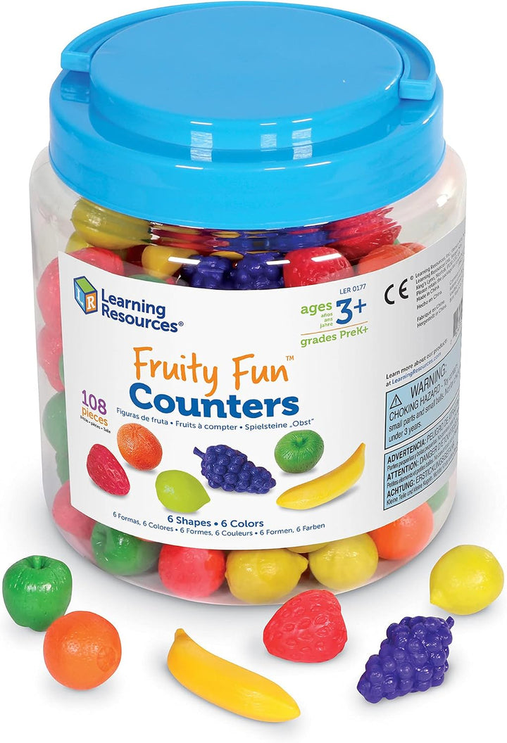 learning resources Contadores de Diversión Frutal, juego de 108 | J...