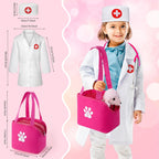 EFO SHM Kit de Doctor de Juego para Pretender para Niñas, Set de Veterinario para Niños