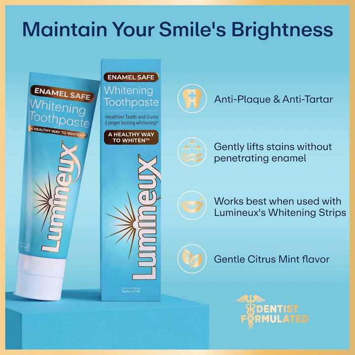 Lumineux Kit de blanqueamiento dental sin peróxido, esmalte seguro...