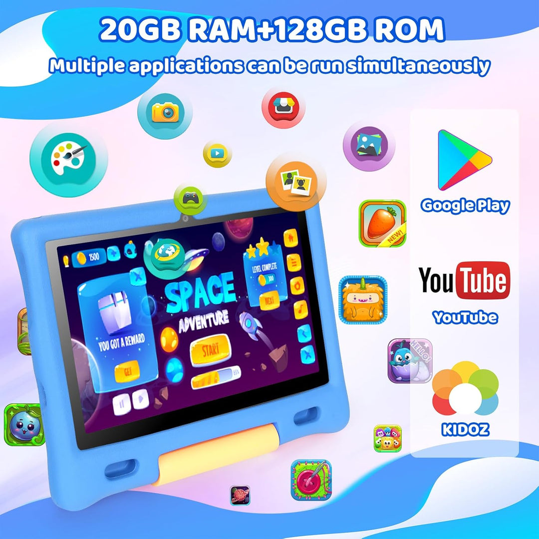 Gleeso Tableta para Niños, Tableta Android 15 para Niños de 10 Pulg...