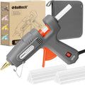 Pistola de pegamento caliente de tamaño completo con potencia dual 60/100 W y 21 barras de pegamento caliente (7/16"), pistola de pegamento industrial de calentamiento rápido y alta resistencia