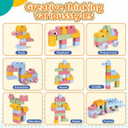Mega bloques multicolores para niños pequeños de 1 a 3 bloques de