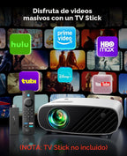 Elephas – 2020 Mini Proyector de Película, 5000 LUX Full HD