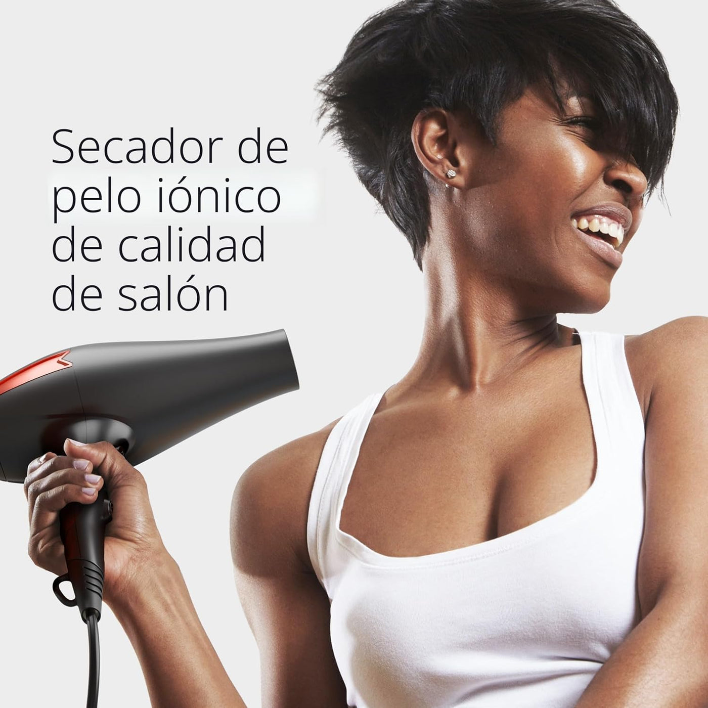 TREZORO Secador de pelo profesional para mujer, secador de pelo ión...