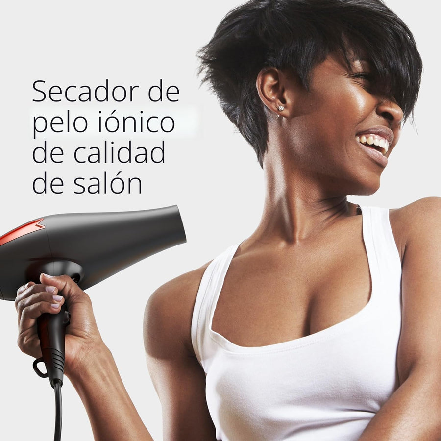 TREZORO Secador de pelo profesional para mujer, secador de pelo ión...
