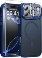 Funda magnética 3 en 1 para iPhone 17 Pro Max, a prueba de golpes y