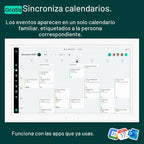 Greenlight Family Hub - Calendario digital de 15,6 pulgadas con pantalla