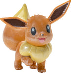 Pokemon Select Paquete de Evolución de Eevee - Incluye figuras de batalla de 5 cm de Eevee más figuras de 7.5 cm de Jolteon, Vaporeon y Flareon