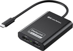 [Certificado DisplayLink] Adaptador Cable Matters USB C a HDMI dual