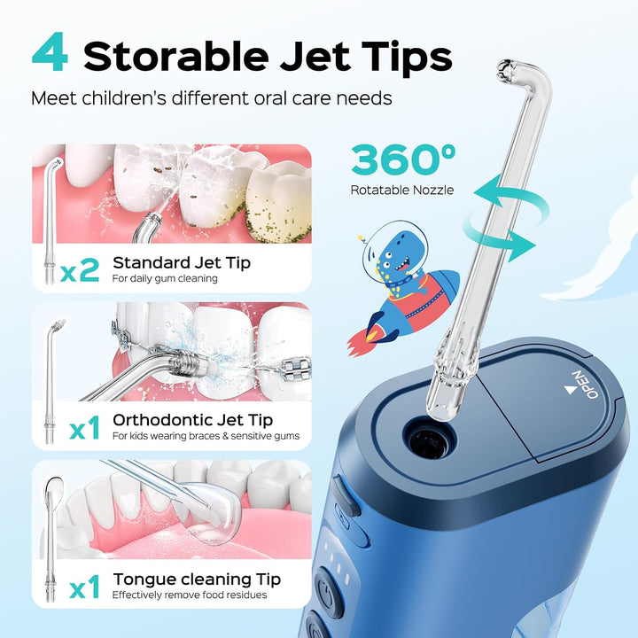 COSLUS - Irrigador de agua portátil para niños: 4 modos suaves para...
