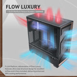 Antec Flux Pro, 6 ventiladores PWM incluidos, panel frontal de alto...