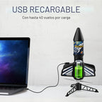 Lanzacohetes para niños, juguete de cohete de aire motorizado de
