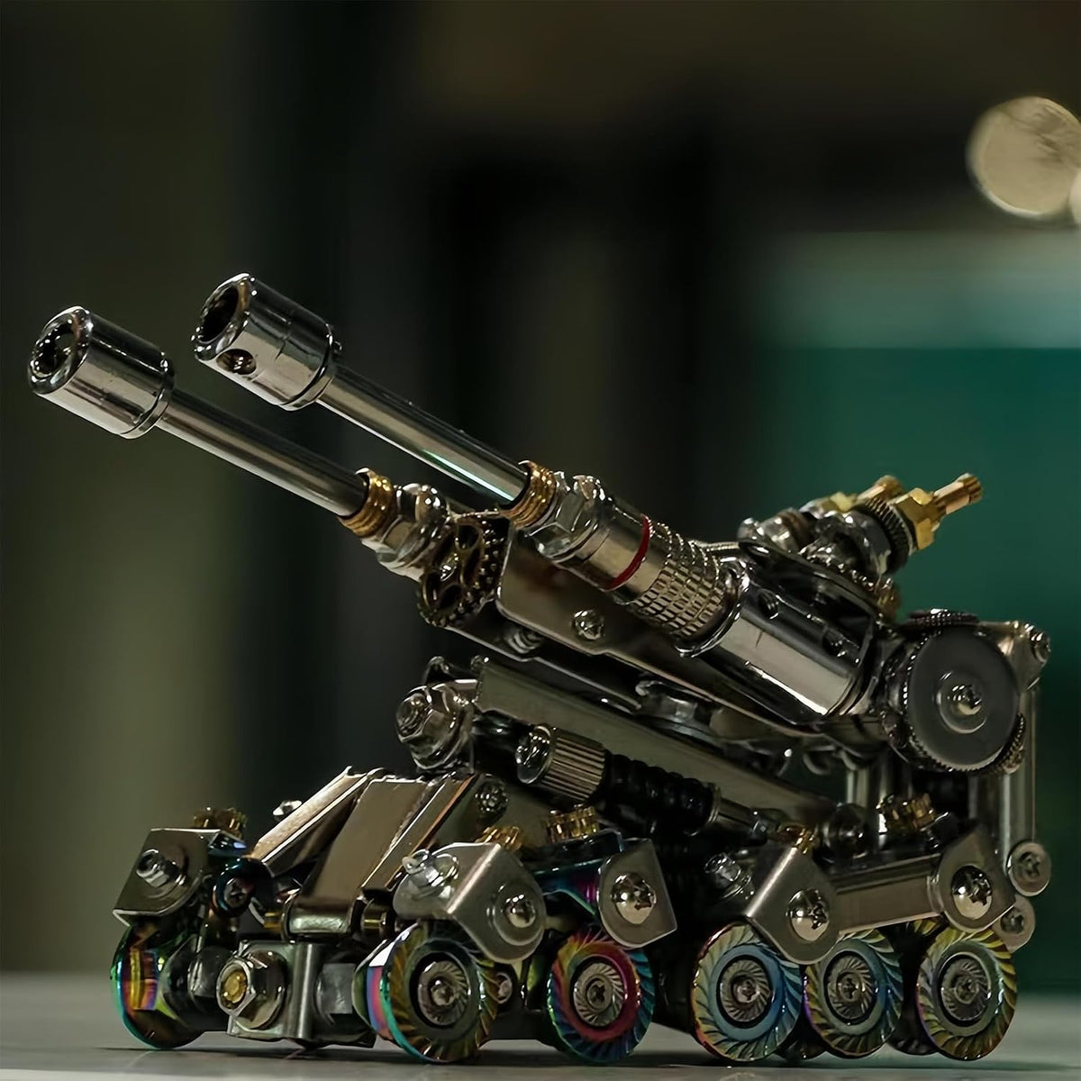 Rompecabezas de metal 3D para adultos, juego de construcción de rompecabezas de tanque, kit de modelo de metal 3D, rompecabezas de rompecabezas rompecabezas de bricolaje para aliviar el estrés, regalo para hombres de alta gama