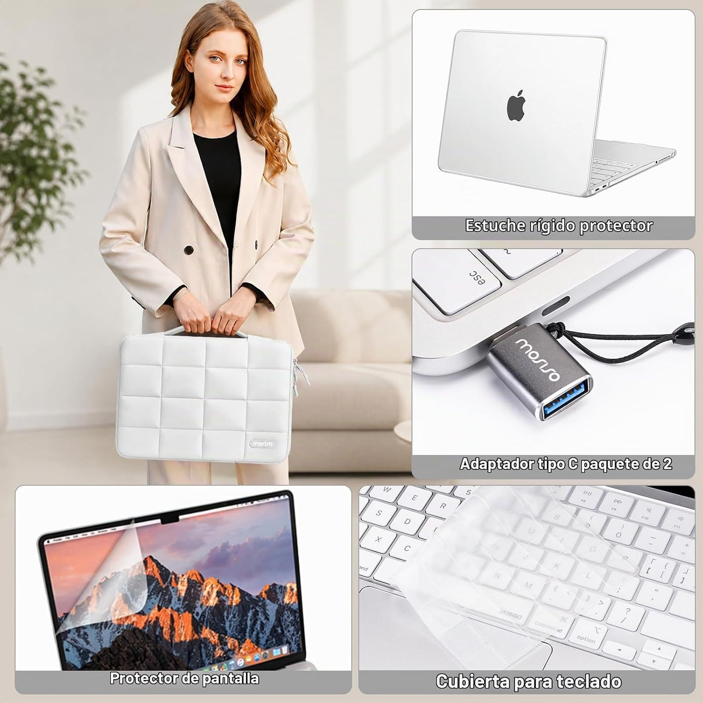 MOSISO Funda compatible con MacBook Neo de 13 pulgadas, versión 202...