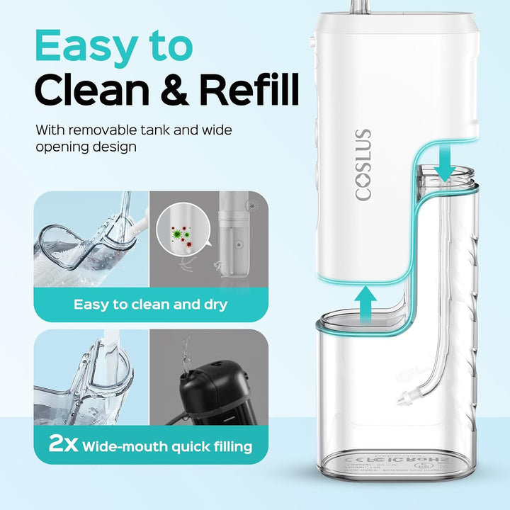 COSLUS Mini Irrigador de Agua para Viajes: Diseño Compacto Portátil...