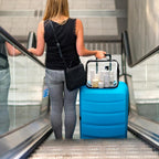 Fasmov Paquete de 6 cubos grandes de embalaje de viaje transparentes, organizador de PVC transparente, bolsas de almacenamiento de vinilo con cremallera, bolsa multiusos con asa para pantalones de maleta, cachemira, suéteres, camisas, almacenamiento de