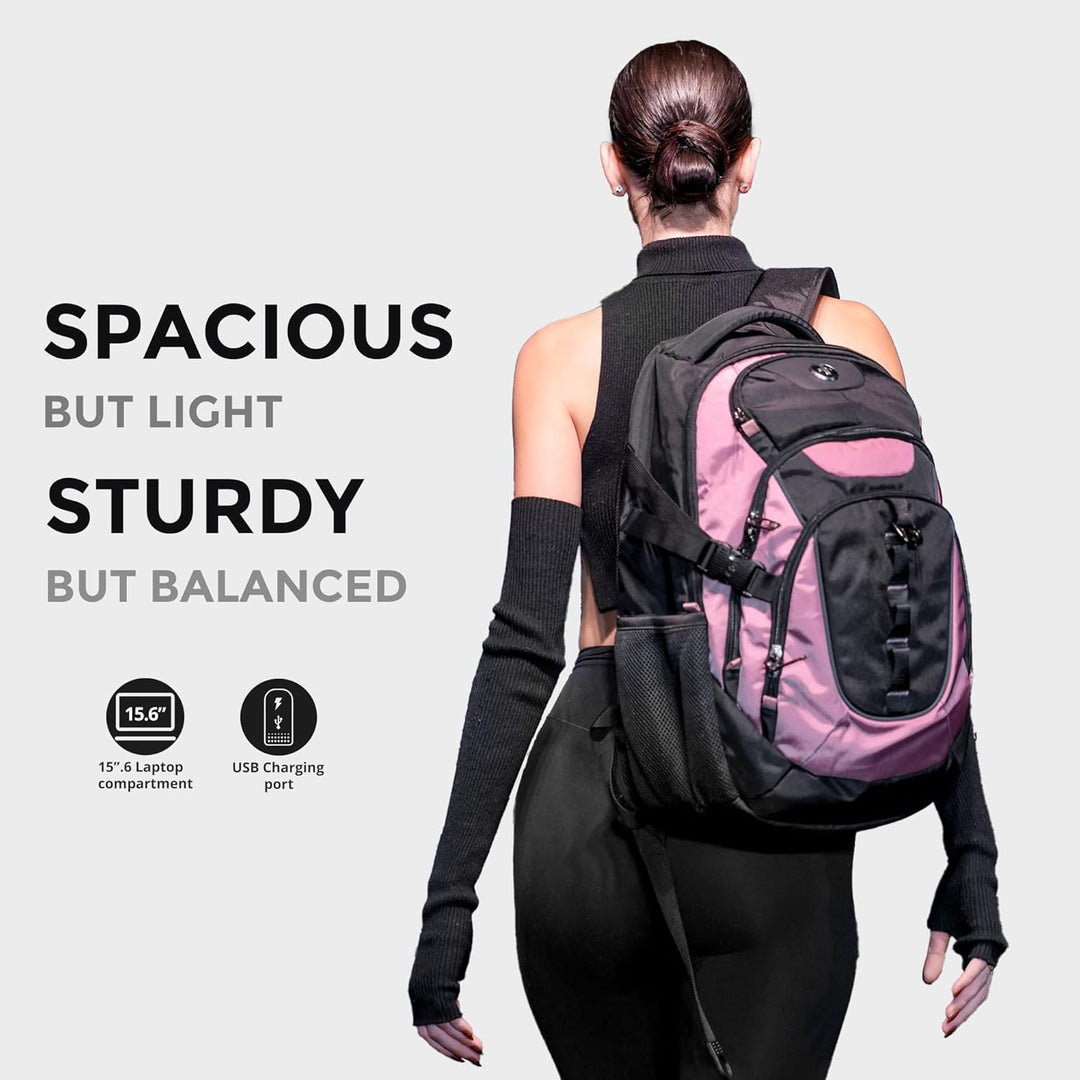 swissdigital Mochila para portátil de viaje de negocios, para hombr...