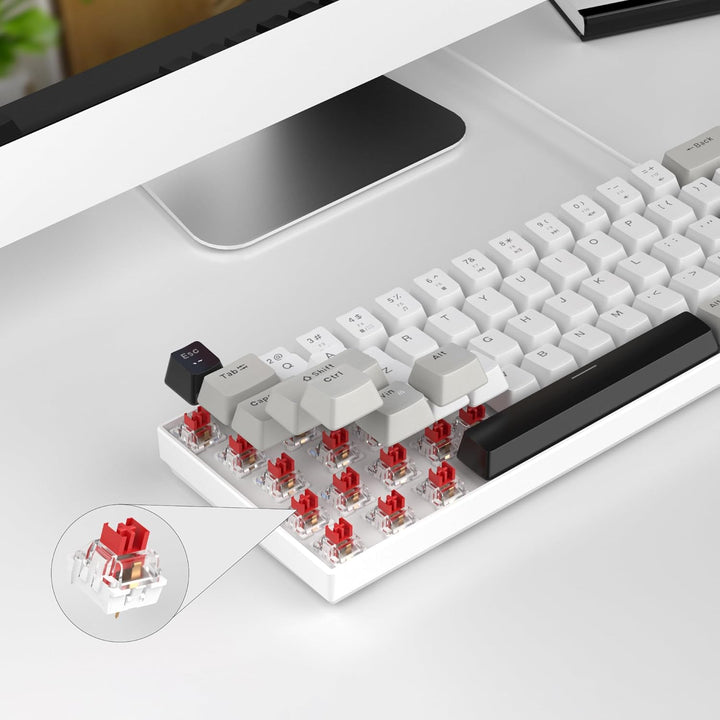 MageGee Teclado Mecánico Portátil para Juegos 60%, MK-Box con Retro...