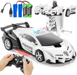 Coche Transformador de Control Remoto 2.4G, Juguete de Coche de Pol...