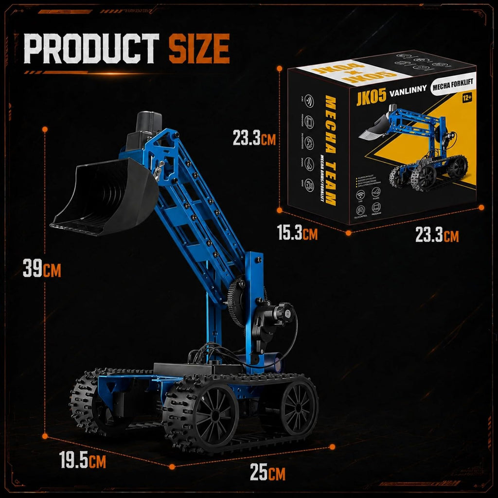 Kit de brazo robótico, kit de robot para niños de 8 años en adelante, juguetes de construcción STEM 4-DOF, programación electrónica para niños y niñas, proyectos de ciencia educativa, regalos geniales de cumpleaños de Navidad para niños.
