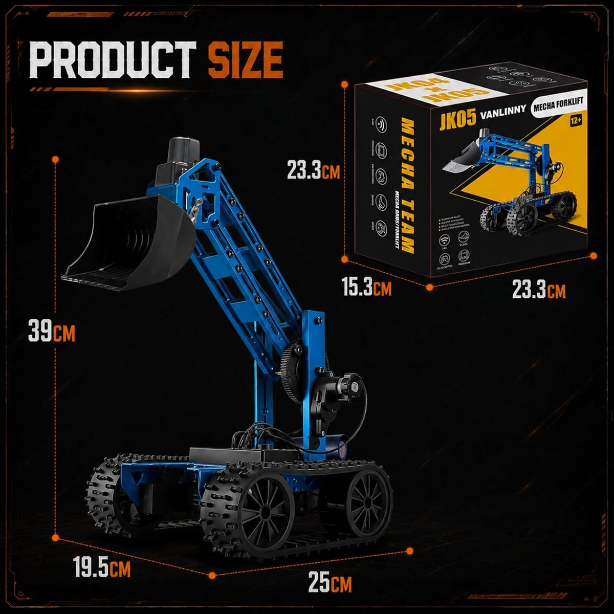 Kit de brazo robótico, kit de robot para niños de 8 años en adelante, juguetes de construcción STEM 4-DOF, programación electrónica para niños y niñas, proyectos de ciencia educativa, regalos geniales de cumpleaños de Navidad para niños.