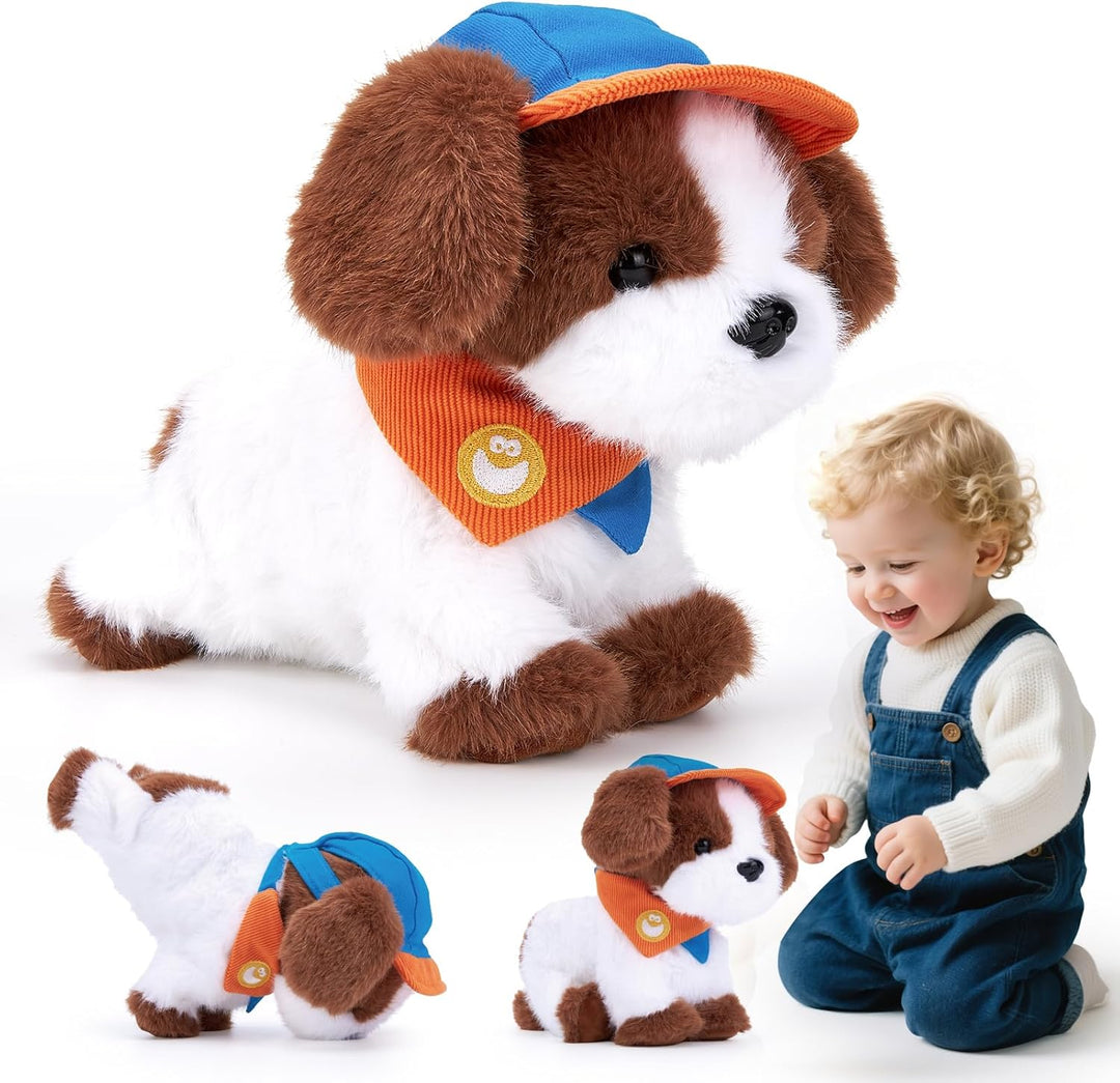 hahaland - Juguete de peluche interactivo realista de