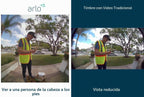Arlo Video Timbre | Calidad de vídeo HD, audio de 2 vías, detección de paquetes | detección de movimiento y alertas | sirena incorporada | visión nocturna | fácil instalación (se requiere cableado existente para timbre de puerta) | AVD1001B (renovado)
