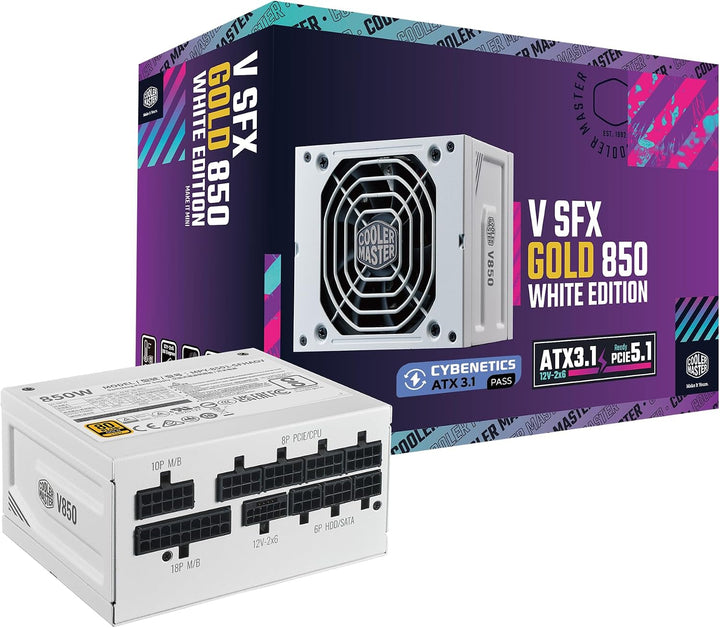 Cooler Master V850 Blanco SFX Gold ITX SFF Fuente de alimentación m...