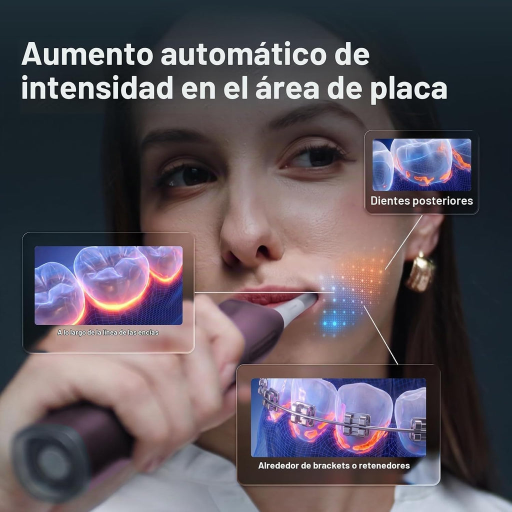 usmile Cepillo de dientes eléctrico D50 OralCam, imagen e información de