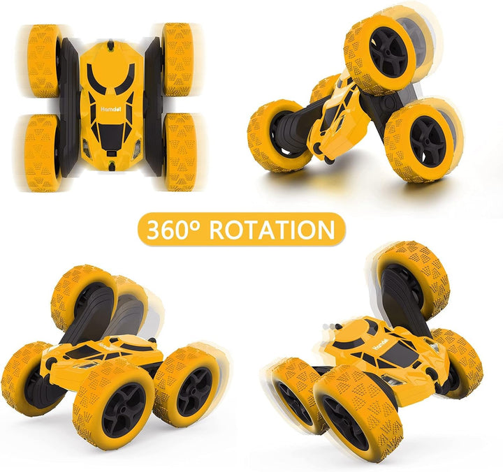 Hamdol Coche de acrobacias con control remoto para niños, vehículo...