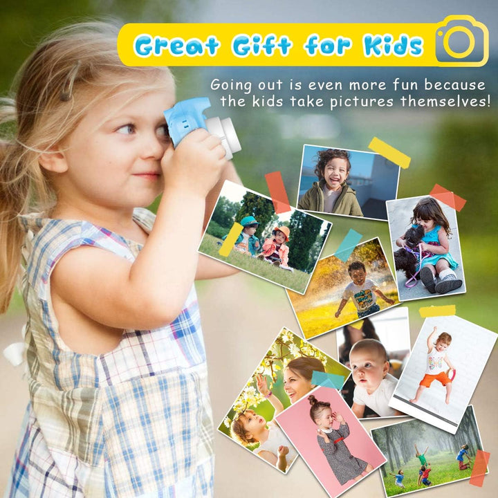 Seckton Cámara de selfie mejorada para niños, regalos de cumpleaños...