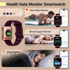Relojes inteligentes para mujer, reloj inteligente para teléfonos Android y iPhone, relojes de fitness para mujer con Alexa, alertas de llamadas y notificaciones