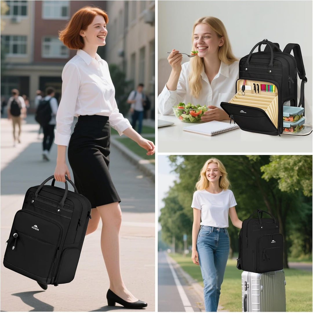 MATEIN Mochila para profesores con compartimento para el almuerzo,...