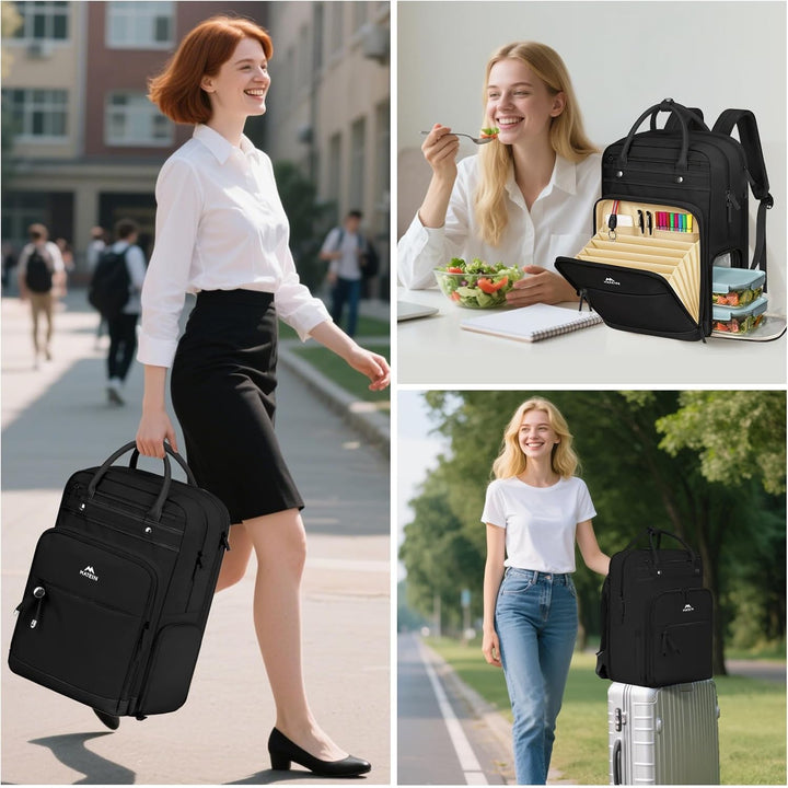 MATEIN Mochila para profesores con compartimento para el almuerzo,...