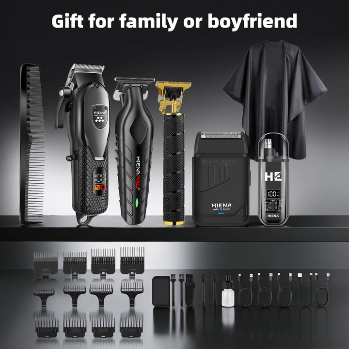 Cortadora de pelo inalámbrica para hombres, kit de corte de pelo y...