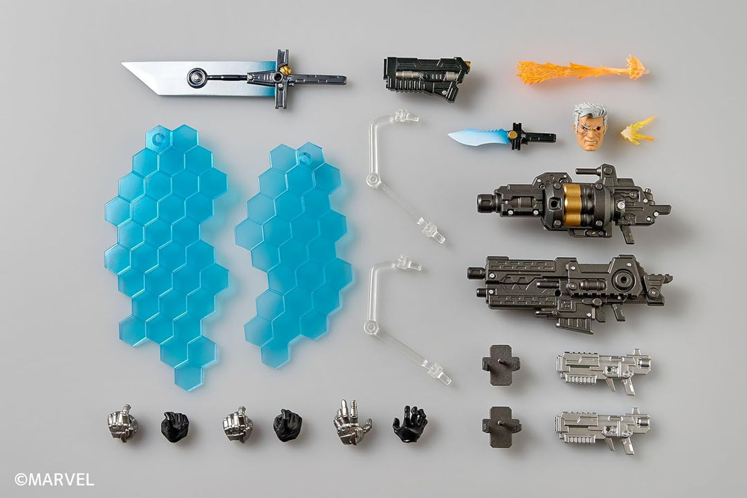Kaiyodo Revoltech Amazing Yamaguchi X-Men Cable versión 1.5, altura...
