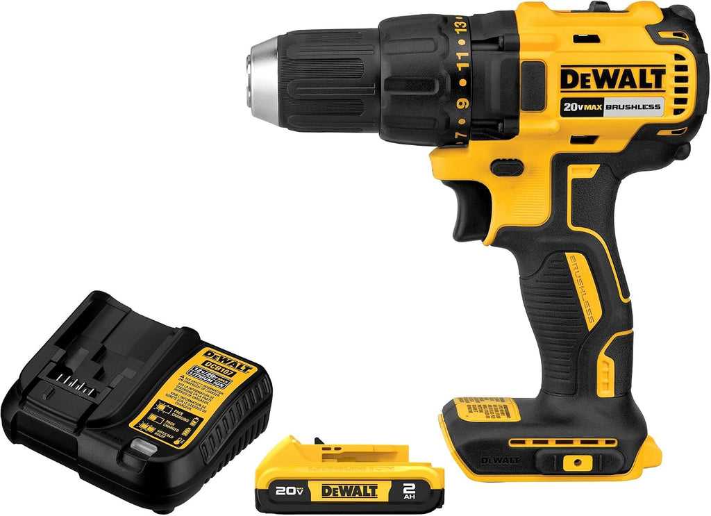 DEWALT - Juego de destornilladores inalámbricos de 20 V MAX con batería, cargador (DCD777D1)