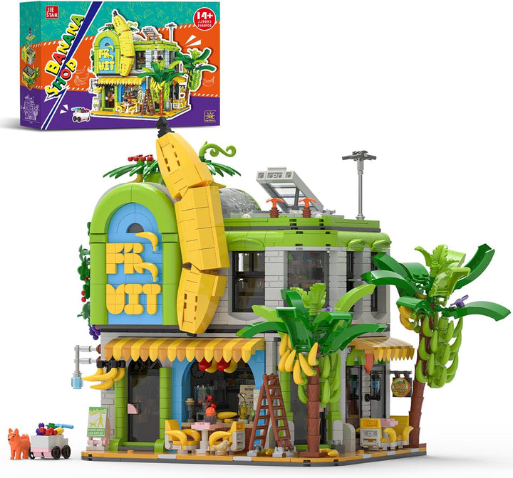 Banana Shop House - Juego de construcción de la ciudad
