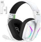 WESEARY Auriculares inalámbricos para juegos con micrófono para PS5, PS4