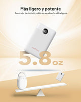 WeeFancy Cargador Portátil Pequeño de 10000mAh, Mini Banco de Energ...