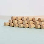 60 palos de ritmo para niños a granel, 12 pulgadas de madera Lummi Sticks música aula instrumentos de percusión