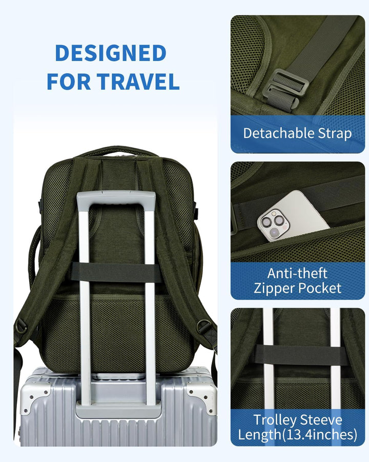 WANDF Mochila de viaje para Spirit Airlines bolsa de artículos pers...