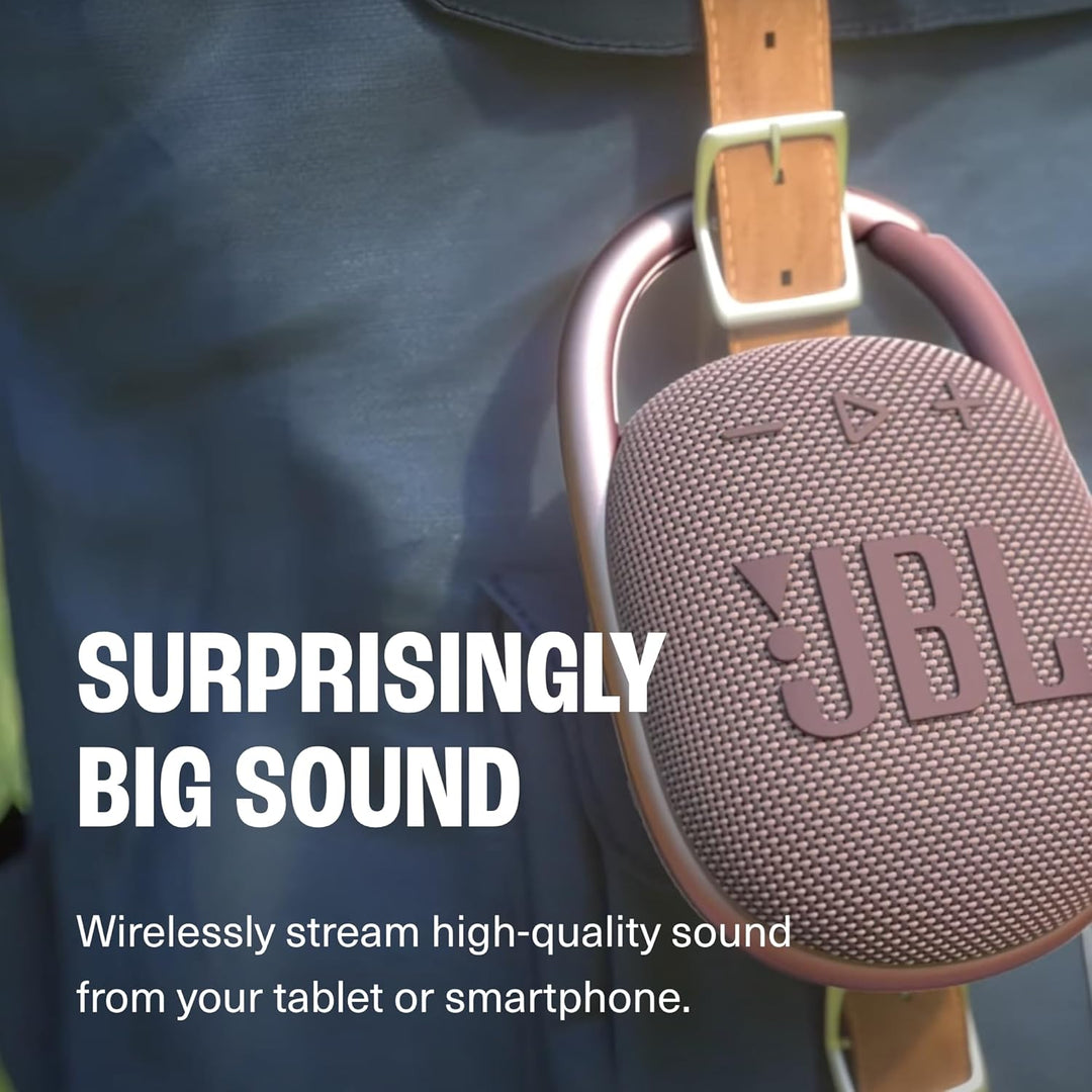 JBL Altavoz Bluetooth portátil Clip 4 (negro) + paquete con divvi!...