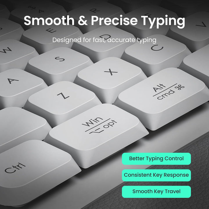 Nulea Teclado ergonómico dividido, teclado de escritura natural con...