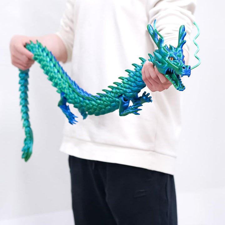 Modelos de dragón impresos en 3D súper grandes de 47.3 pulgadas, fi...